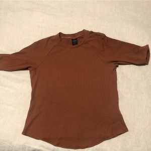 REI Orange Rust Long Sleeve